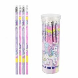 Ołówek z gumką HB Unicorn (48szt) Ołówek z gumką HB Unicorn (48szt)