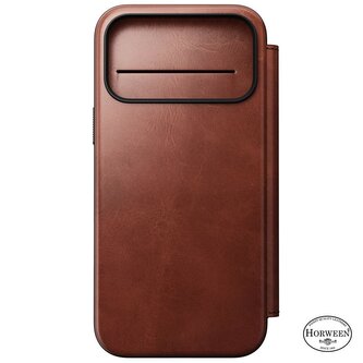Nomad Modern Leather Folio, olde dublin (Horween) - iPhone 17 Pro Max Nomad Modern Leather Folio, olde dublin (Horween) - iPhone 17 Pro Max