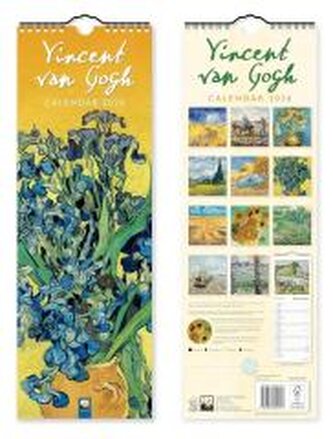 Vincent van Gogh - Slimline-Kalender 2026 - Original Flame Tree Publishing-Kalender Slimeline [Kalender]