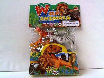 Zwierzęta dzikie 6szt 12cm  HHS026 33093