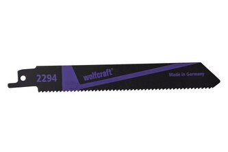 2 brzeszczoty szablaste Wolfcraft - 10 - 100 mm, drewno z gwoździami, metale nieżelazne 2 brzeszczoty szablaste Wolfcraft - 10 - 100 mm, drewno z gwoździami, metale nieżelazne