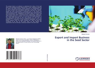 Export and Import Business in the Seed Sector Export and Import Business in the Seed Sector