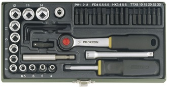 Zestaw narzędzi 1/4"  PROXXON [39 części]
