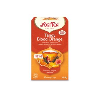 Čaj Tangy Blood Orange 17 sáčků 34 g BIO   YOGI TEA