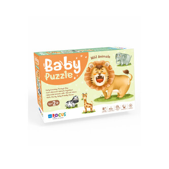 Hafotoys dětské puzzle zvířátka 13 dílků