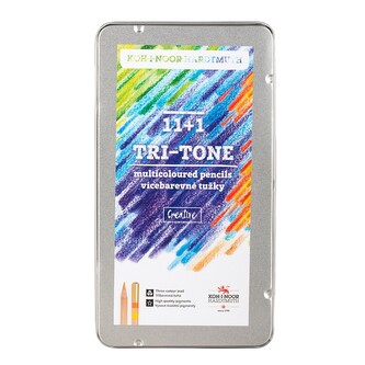 Koh-i-noor MAGIC 3442/N12 - trojhranné pastelky TR 11, 100% FSC dřevo - 11+1 ks