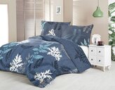 Saténové povlečení LUXURY COLLECTION 140x200, 70x90cm Noční les