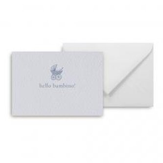 Mini kartka hello bambino blue Mini kartka hello bambino blue