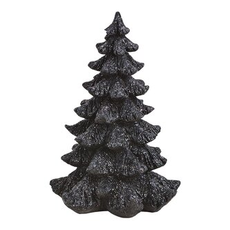 Vánoční stromek 21 cm, černý