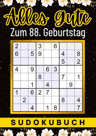 88 Geburtstag Geschenk | Alles Gute zum 88. Geburtstag - Sudoku