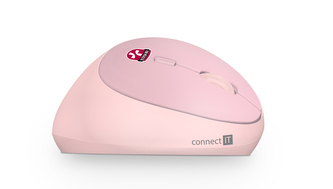 CONNECT IT FOR HEALTH LADIES PINK ergonomická vertikální myš, bezdrátová CONNECT IT FOR HEALTH LADIES PINK ergonomická vertikální myš, bezdrátová