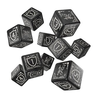 Sada šestistěnných kostek Game of Thrones - Night s Watch (10 ks) Sada šestistěnných kostek Game of Thrones - Night s Watch (10 ks)