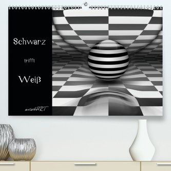 Schwarz trifft Weiß (Premium, hochwertiger DIN A2 Wandkalender 2021, Kunstdruck in Hochglanz)