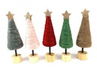 Dekoracja świąteczna Choinka drewniana MIX