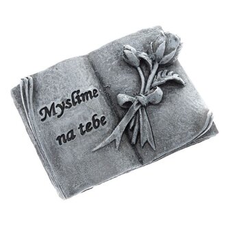 "Polyresinová kniha "Myslíme na tebe", 24/288"