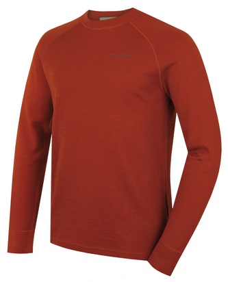 Pánská merino mikina Aron M brown - XL