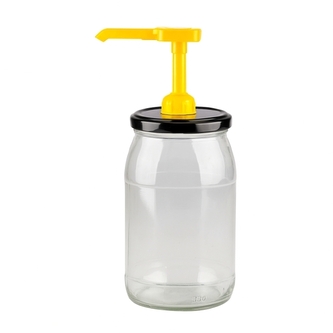 DuraHome Sklenice Mája, 900ml s pumpičkou na med DuraHome Sklenice Mája, 900ml s pumpičkou na med