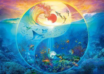 SCHMIDT Puzzle V zemi mořských živočichů 1000 dílků