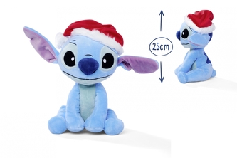 Disney Stitch Mikołaj, 25 cm Disney Stitch Mikołaj, 25 cm