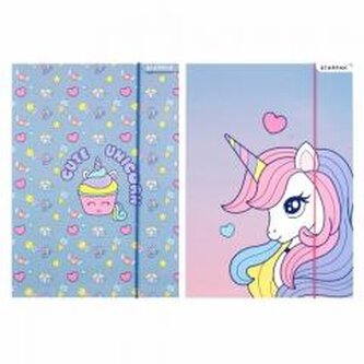 Teczka z gumką A4 Unicorn mix Teczka z gumką A4 Unicorn mix