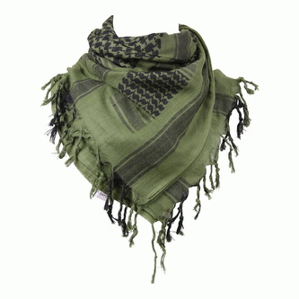 Šátek Fosco Scarf - olivový-černý