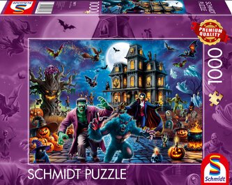 SCHMIDT Puzzle Halloweenská noc 1000 dílků