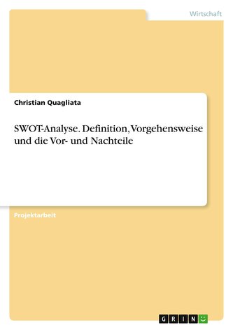 SWOT-Analyse. Definition, Vorgehensweise und die Vor- und Nachteile