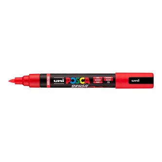Posca popisovač PC-5BR, 1 - 4 mm, červená (15)