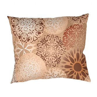 Dadka Povlak na polštář bavlna Mandala béžová 40x50 cm