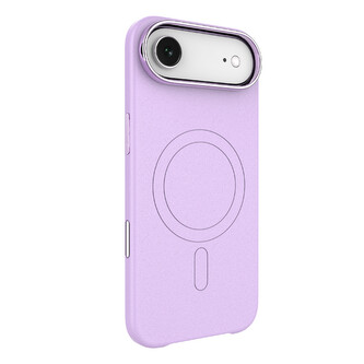 Pouzdro Leather Frame s podporou MagSafe iPhone Air - fialové Pouzdro Leather Frame s podporou MagSafe iPhone Air - fialové