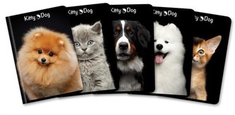 Zeszyt A5/60K kratka Kitty & Dog (10szt)