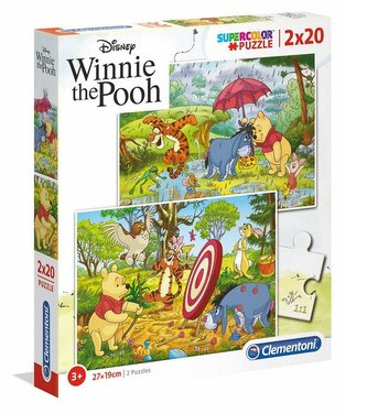 Puzzle 2x20 Macko Pú