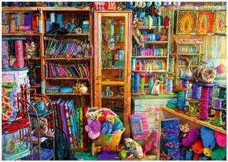 Puzzle 1000 Kocie królewstwo Aimee Stewart