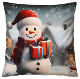 Vánoční polštář XMAS SNOWMAN IV. 40x40 cm Mybesthome