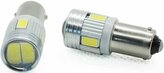 Žárovka LED-Ba9S 12V/3W bílá, 6xSMD5630 s čočkou
