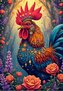 ALIPSON Puzzle Tajná kohoutí zahrada 1000 dílků