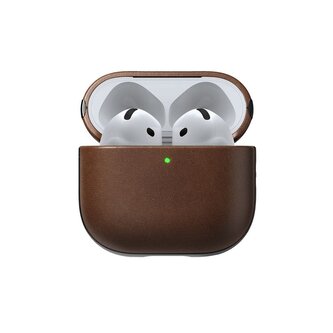 Nomad Modern Leather Case, brown - Airpods 4 Nomad Modern Leather Case, brown - Airpods 4