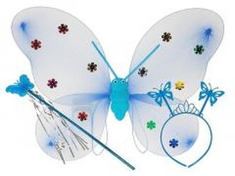 Skrzydełka motylka z różdżką i opaską