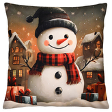 Vánoční polštář XMAS SNOWMAN II. 40x40 cm Mybesthome