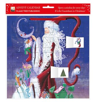 Santa and the Moon Advent Calendar (with Stickers)