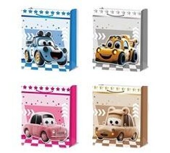 Torebka prezentowa M Pojazdy mix