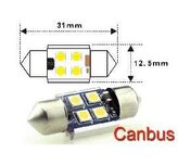 Žárovka LED SV8,5-8 sufit 31mm 12-24V/1,5W bílá, 4xSMD3030