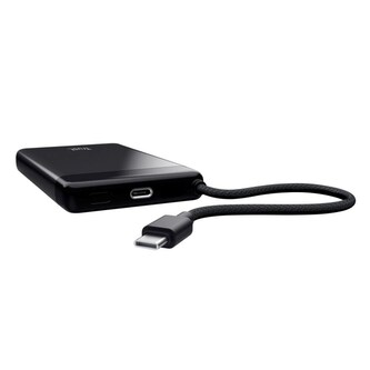 TRUST Powerbanka Fiera, 10000 mAh, S kabelem, 2x USB-C, černá