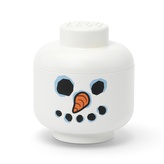 LEGO úložná hlava (velikost S) - sněhulák