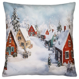 Vánoční polštář VÁNOČNÍ VESNIČKA II. 40x40 cm Mybesthome