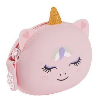 Miquelrius B2F - peněženka se zipem Puppies to go, jednorožec, sv. růžová