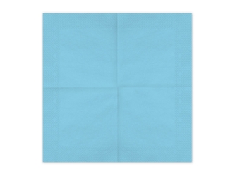 Papírové ubrousky světle modré 33 × 33 cm – 20 ks