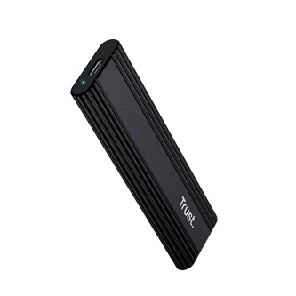 TRUST Externí box pro M.2 SSD, USB-C 3.2 Gen2, M.2 2280, černá