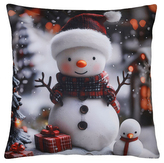 Vánoční polštář XMAS SNOWMAN VII. 40x40 cm Mybesthome