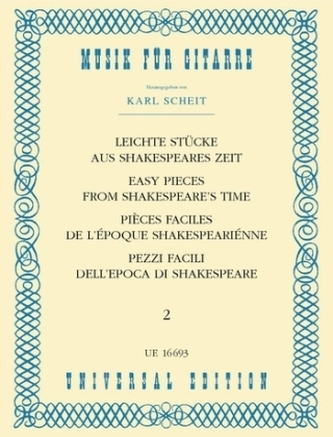Leichte Stücke aus Shakespeares Zeit. Bd.2